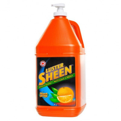 LUSTER SHEEN HAND CLEANER WITH PUMICE 4X4L